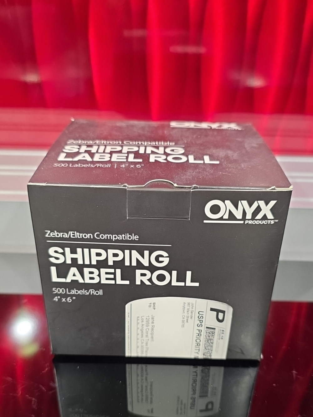 Onyx Products Zebra Eltron Compatible 4 x 6 Shipping Label Roll 500 Count New